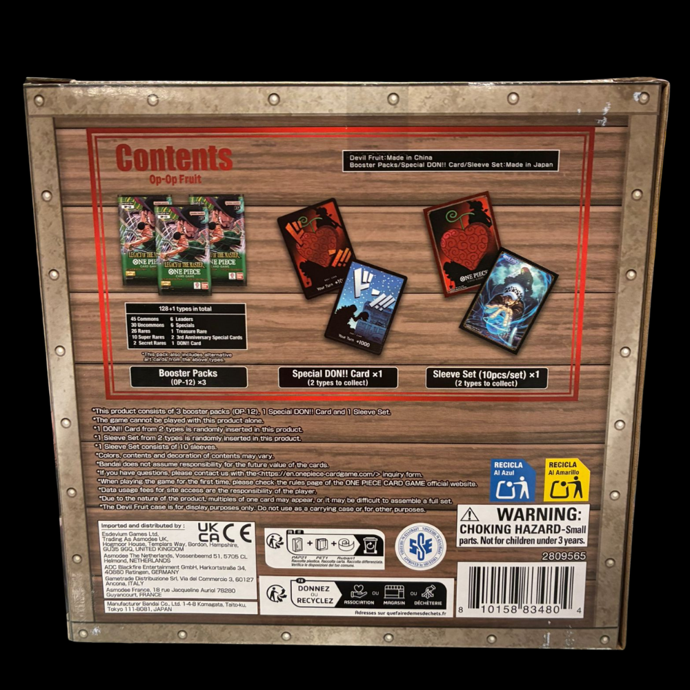 One Piece Devil Fruit 3 DF03 Inglés Fruta del Diablo