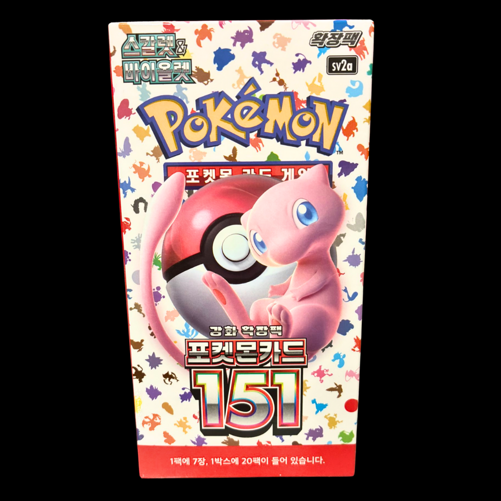 Pokemon 151 SV2a Booster Box Korean