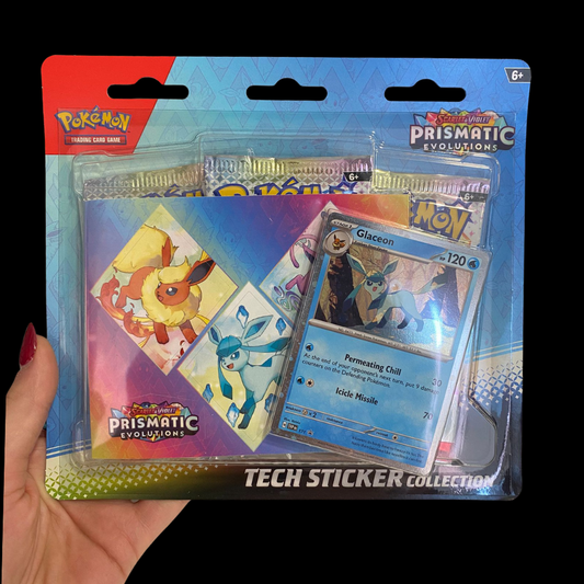 Pokemon Prismatic Evolution Tech Sticker Scarlet & Violet Inglés