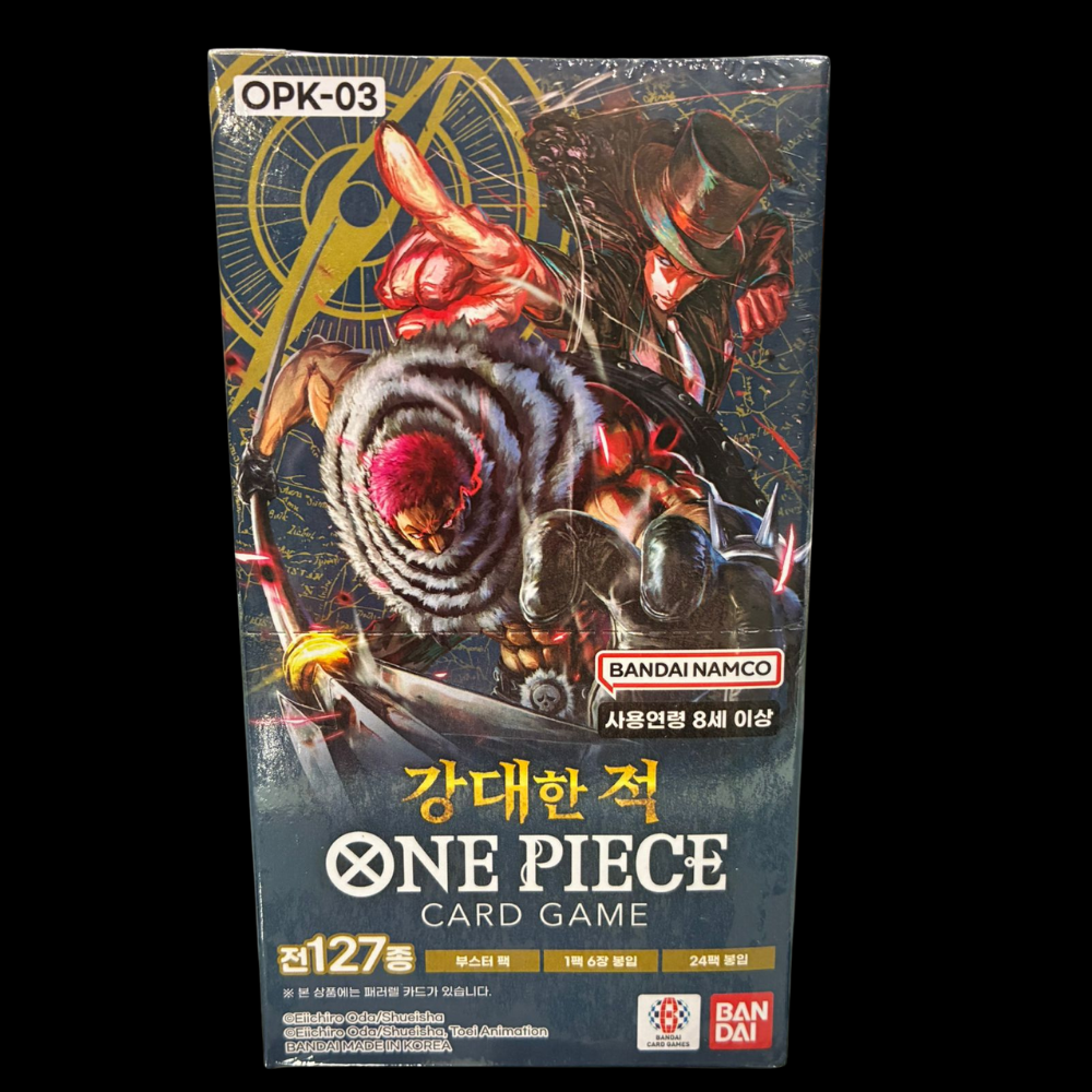 One Piece Pillars of Strength OP03 Booster Box Korean