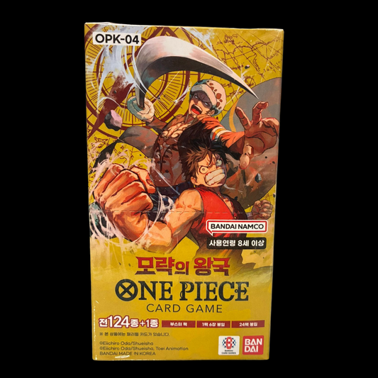 One Piece Kingdoms of Intrigue OP04 Booster Box Korean