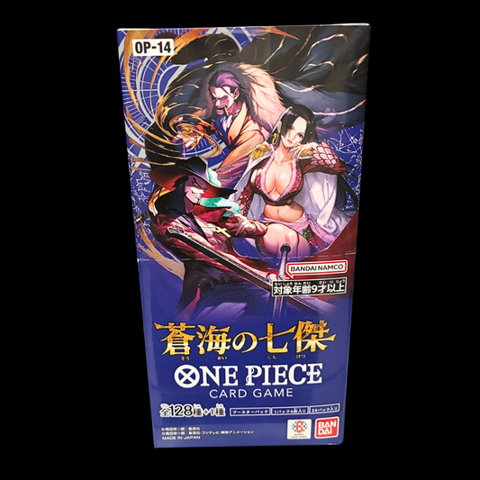 One Piece Seven Warlords of The Sea OP14 Booster Box Japones